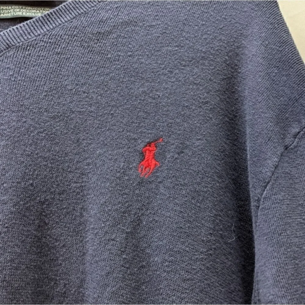 Polo by Ralph Lauren 100% pima cotton all season pullover sweater soft s…